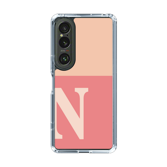 Slim Protection Case［ Original - initial two tone - N pink ］