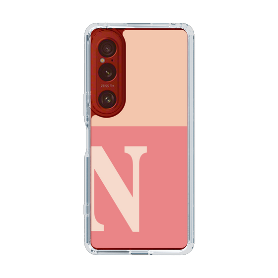 Slim Protection Case［ Original - initial two tone - N pink ］