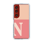 Slim Protection Case［ Original - initial two tone - N pink ］