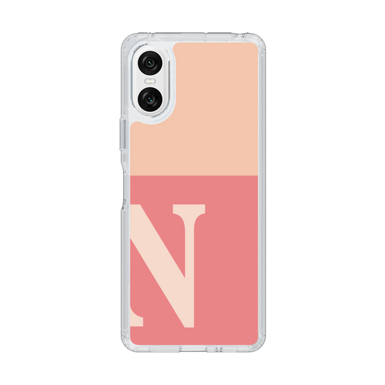 Slim Protection Case［ Original - initial two tone - N pink ］