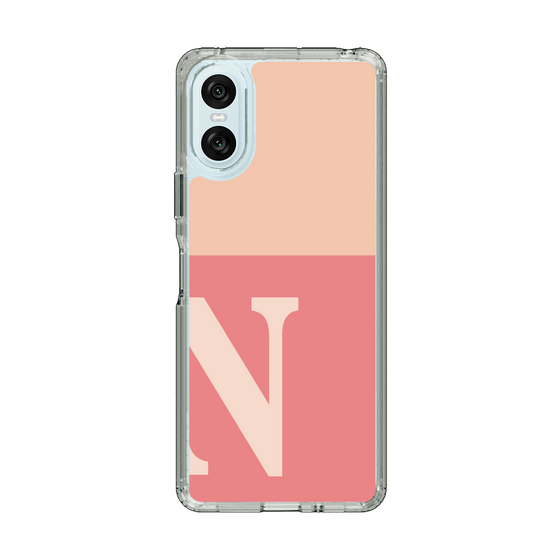 Slim Protection Case［ Original - initial two tone - N pink ］