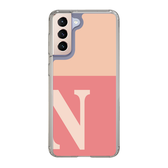 Slim Protection Case［ Original - initial two tone - N pink ］