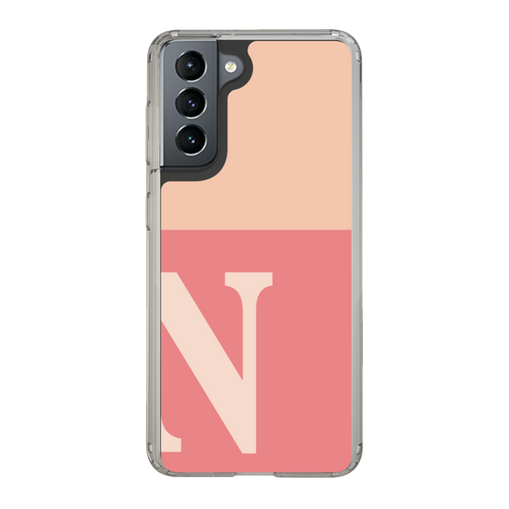 Slim Protection Case［ Original - initial two tone - N pink ］