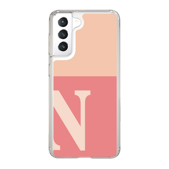 Slim Protection Case［ Original - initial two tone - N pink ］