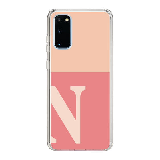 Slim Protection Case［ Original - initial two tone - N pink ］