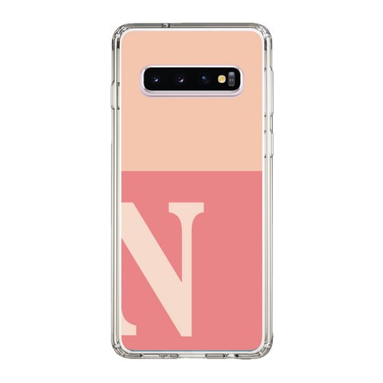 Slim Protection Case［ Original - initial two tone - N pink ］