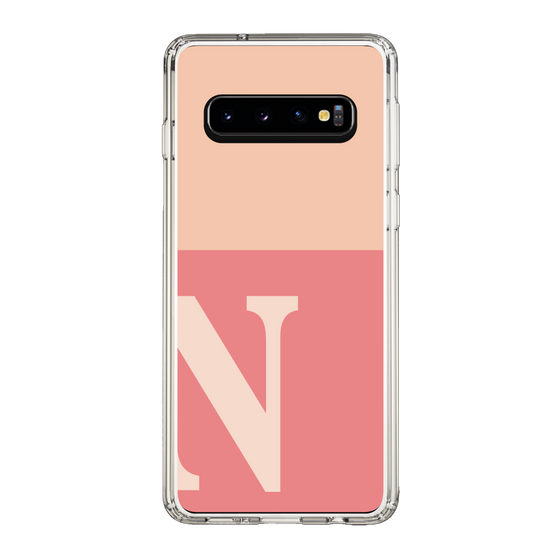 Slim Protection Case［ Original - initial two tone - N pink ］