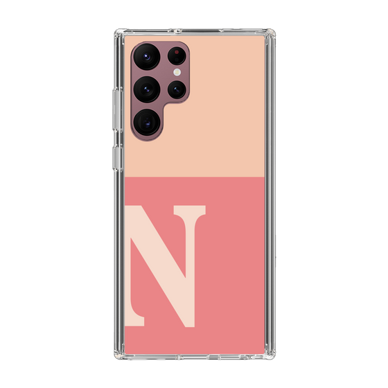 Slim Protection Case［ Original - initial two tone - N pink ］