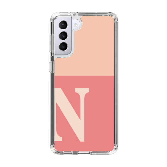 Slim Protection Case［ Original - initial two tone - N pink ］