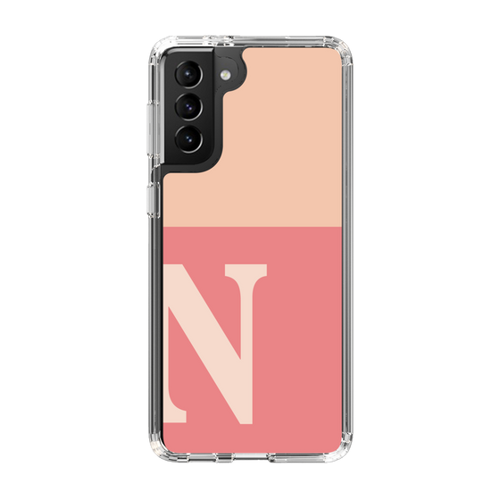 Slim Protection Case［ Original - initial two tone - N pink ］