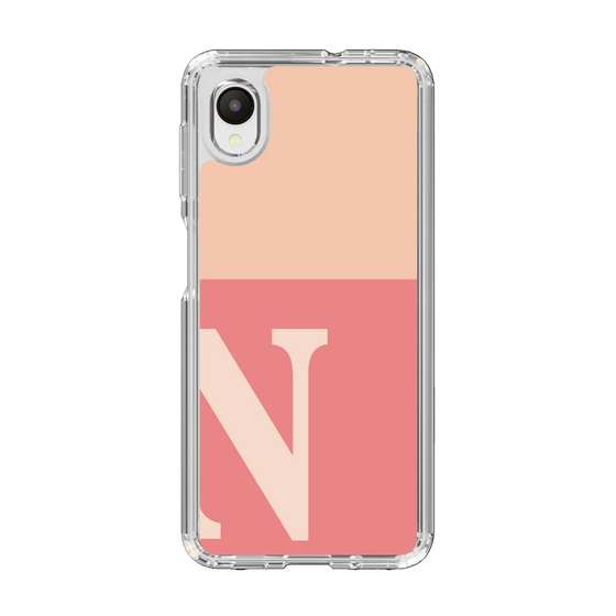 Slim Protection Case［ Original - initial two tone - N pink ］