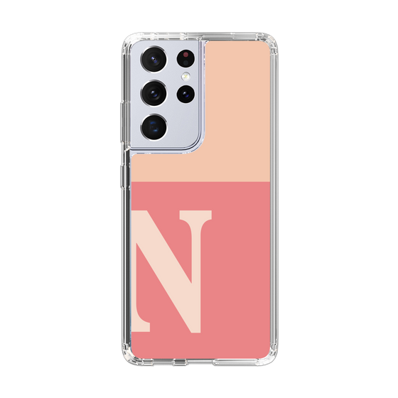 Slim Protection Case［ Original - initial two tone - N pink ］