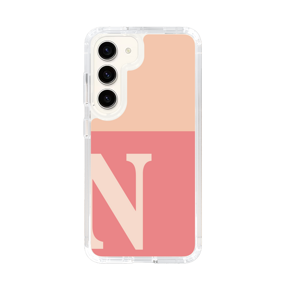 Slim Protection Case［ Original - initial two tone - N pink ］
