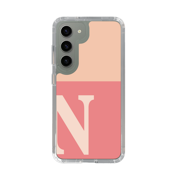 Slim Protection Case［ Original - initial two tone - N pink ］