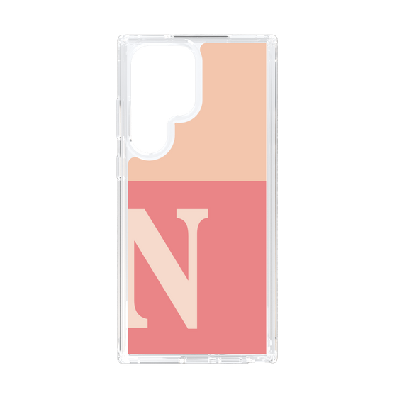 Slim Protection Case［ Original - initial two tone - N pink ］