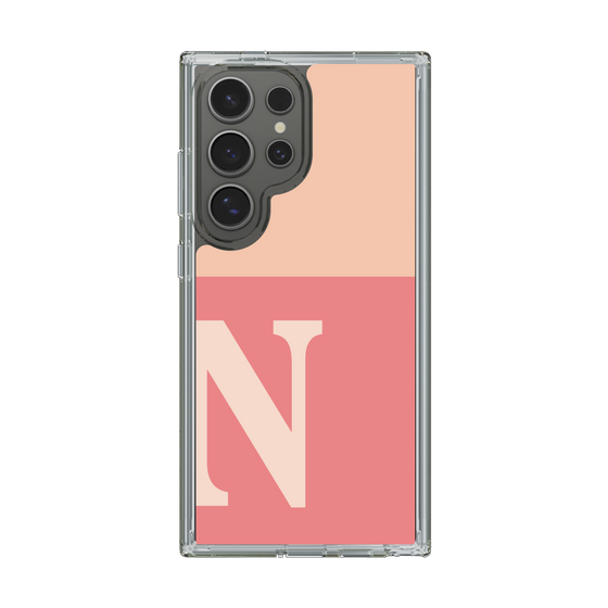 Slim Protection Case［ Original - initial two tone - N pink ］