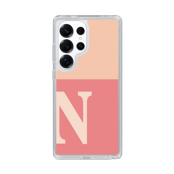 Slim Protection Case［ Original - initial two tone - N pink ］