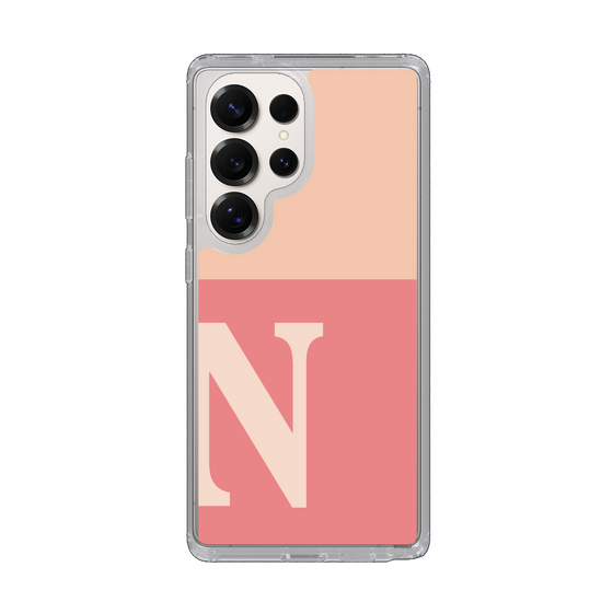 Slim Protection Case［ Original - initial two tone - N pink ］