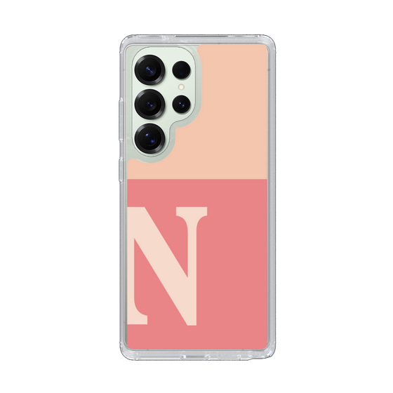 Slim Protection Case［ Original - initial two tone - N pink ］