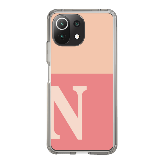 Slim Protection Case［ Original - initial two tone - N pink ］