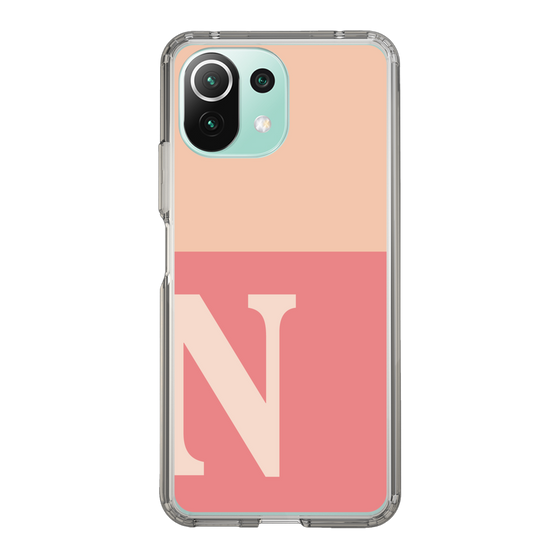 Slim Protection Case［ Original - initial two tone - N pink ］