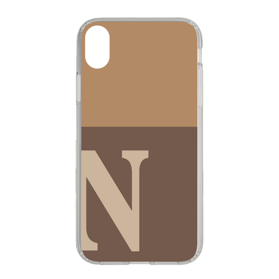Slim Protection Case［ Original - initial two tone - N brown ］