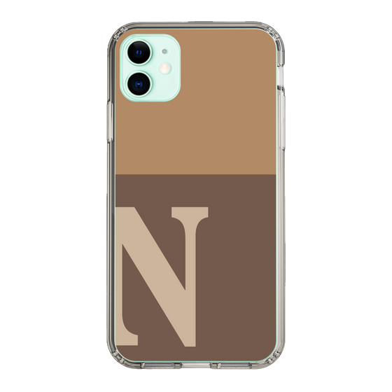 Slim Protection Case［ Original - initial two tone - N brown ］