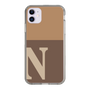 Slim Protection Case［ Original - initial two tone - N brown ］