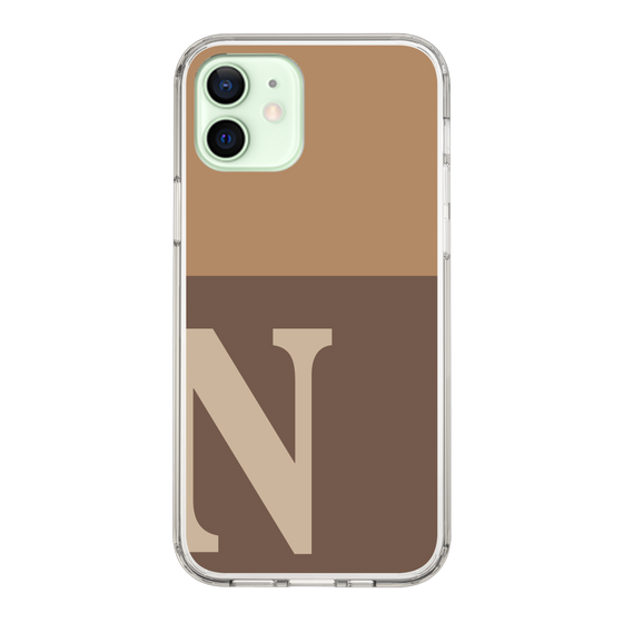 Slim Protection Case［ Original - initial two tone - N brown ］