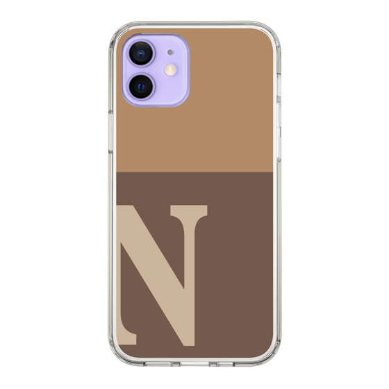 Slim Protection Case［ Original - initial two tone - N brown ］