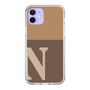 Slim Protection Case［ Original - initial two tone - N brown ］