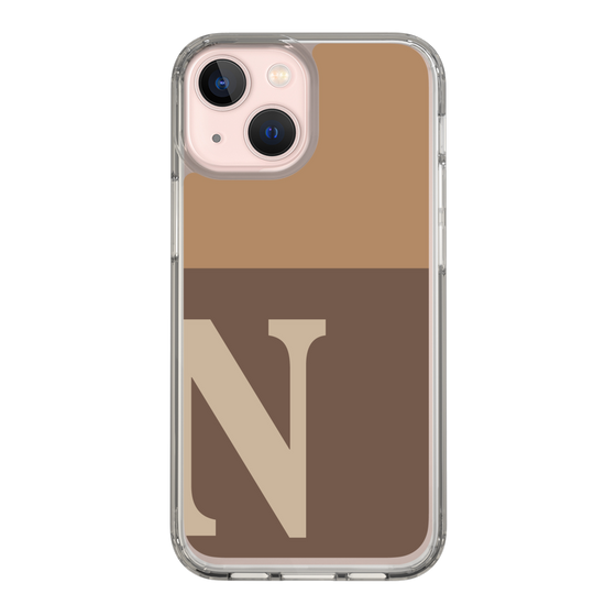 Slim Protection Case［ Original - initial two tone - N brown ］