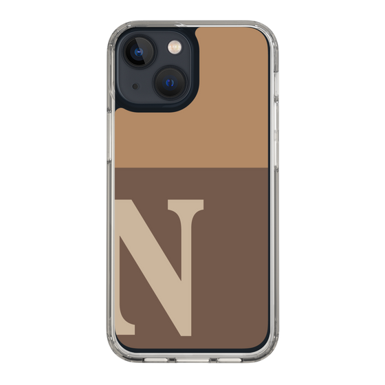 Slim Protection Case［ Original - initial two tone - N brown ］