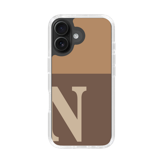 Slim Protection Case［ オリジナル - initial two tone - N brown ］