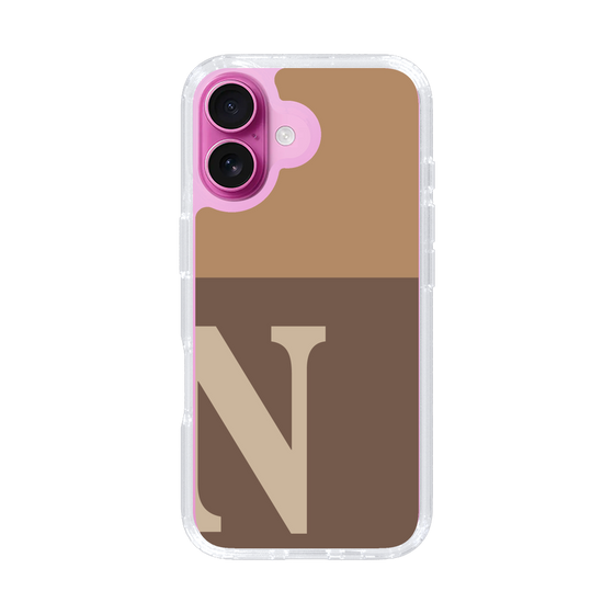 Slim Protection Case［ オリジナル - initial two tone - N brown ］