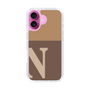 Slim Protection Case［ オリジナル - initial two tone - N brown ］