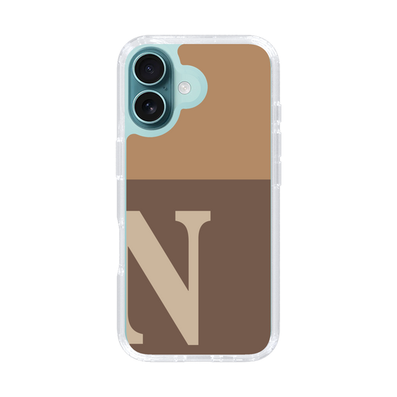 Slim Protection Case［ オリジナル - initial two tone - N brown ］