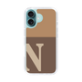 Slim Protection Case［ オリジナル - initial two tone - N brown ］