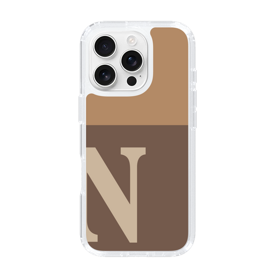 Slim Protection Case［ オリジナル - initial two tone - N brown ］
