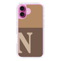 Slim Protection Case［ オリジナル - initial two tone - N brown ］