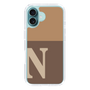Slim Protection Case［ オリジナル - initial two tone - N brown ］