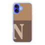 Slim Protection Case［ オリジナル - initial two tone - N brown ］