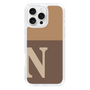 Slim Protection Case［ オリジナル - initial two tone - N brown ］