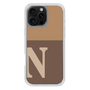 Slim Protection Case［ オリジナル - initial two tone - N brown ］