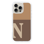 Slim Protection Case［ オリジナル - initial two tone - N brown ］