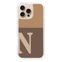 Slim Protection Case［ オリジナル - initial two tone - N brown ］