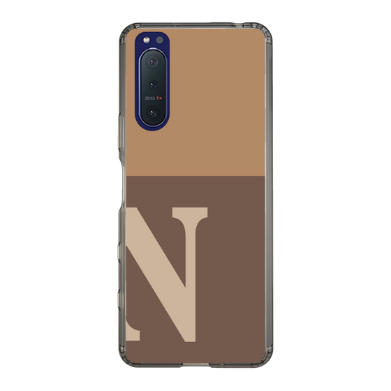 Slim Protection Case［ Original - initial two tone - N brown ］