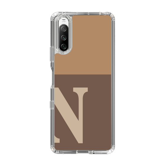 Slim Protection Case［ Original - initial two tone - N brown ］