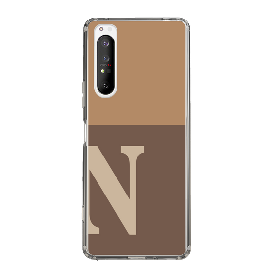 Slim Protection Case［ Original - initial two tone - N brown ］