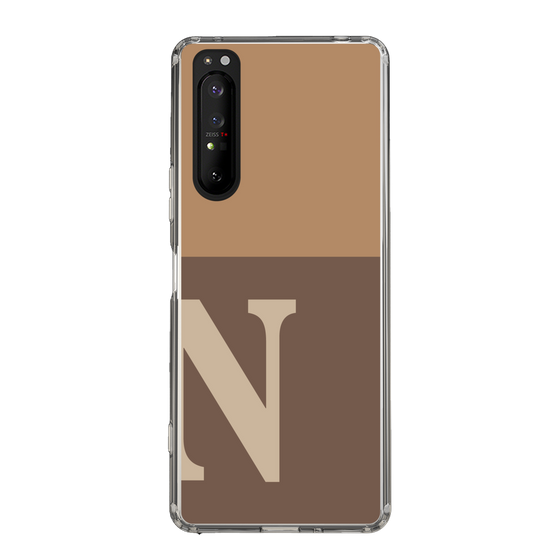 Slim Protection Case［ Original - initial two tone - N brown ］